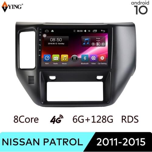 IYING Wireless Carplay For NISSAN PATROL 2011-2015 Car Radio Multimedia Video Player Navigation GPS DSP Android 10 No 2din dvd