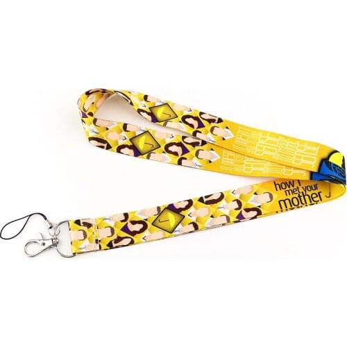 PC3280 TV Show How I Met Your Mother Lanyards Id Badge Holder Keychain ID Card Pass Gym Mobile Badge Holder Lanyard Key Holder