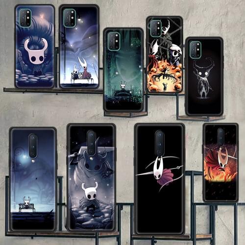 Case For OnePlus Nord N10 N100 8T 7T 8 7 Pro 5G Z Phone Fundas Black Shell Soft Cover TPU Coque Hollow Knight