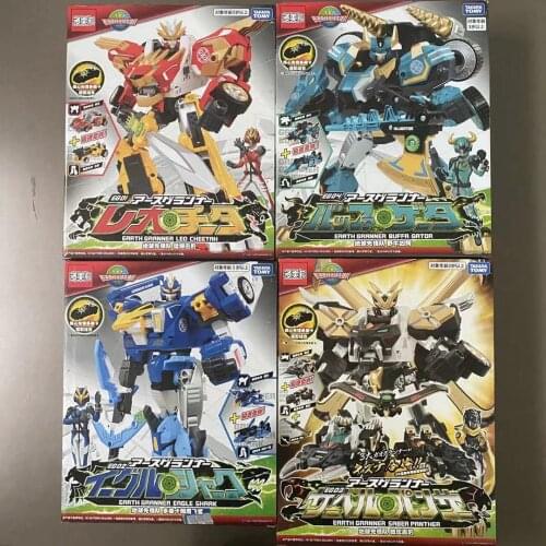 TOMY Speed Bind EARTH GRANNER Transformers Action Figure Transformed Into A Fit Combined Toy Robot Assembling Toys