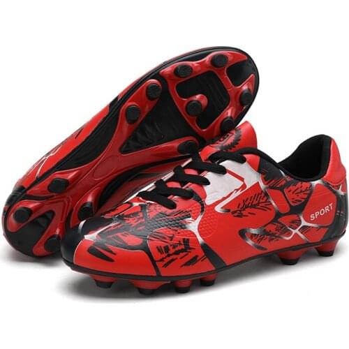 Long Spikes Football Boots,Soccer Shoes,Professional Football Cleat,Futsal Boot,Society Football Boot Size 31-43