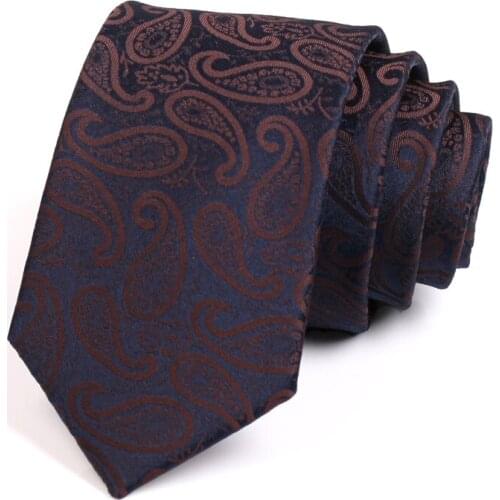 Gentleman Business Tie New Design Fashion Formal Ties for Men Business Suit Work Necktie Geometric 7CM Neck Tie With Gift Box