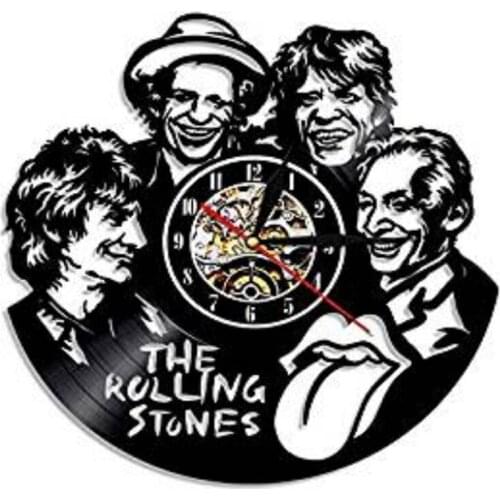 Personalized Creative Model Living Room Ornaments Time Clock Fashion Personalized Creative Vinyl Wall Clock Home Decor Clocks