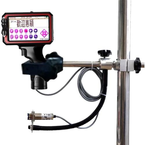 25.4mm Mini hand inkjet handle printer wallpaper logo printing machine price carton printer machine with oil based ink