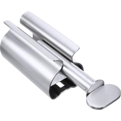 Multifunctional Toothpaste Tube Press Squeezer Stainless Steel Facial Cleanser Toothpaste Dispenser Bathroom Accessories