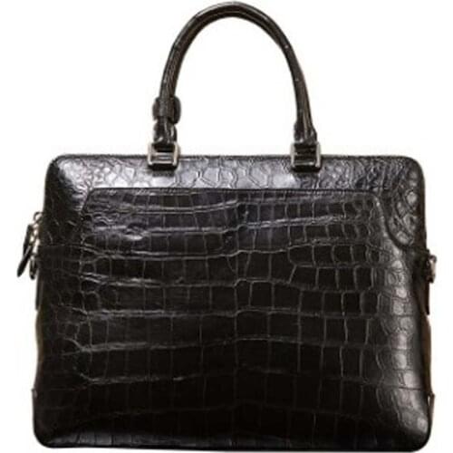 Ourui crocodile leather men briefcase new Mens bags men handbag new arrival men bag
