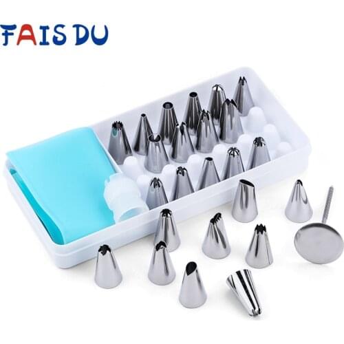 Stainsteel Icing Piping Frosting Nozzle Tip Cake Cupcake Decorating Supplies Piping Tip Pastry Nozzles Baking Accessories