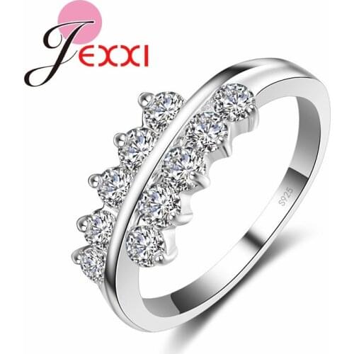 New Fashion 925 Serling Silver Jewelry Accessory Rings For Woman Best Gift Hot Sale Promise Ring For Wedding/Engagement