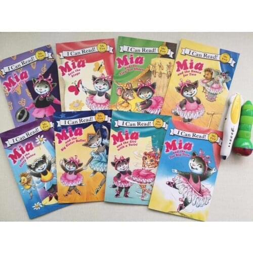 3-6 year 8 book/set i can read my first reading Mia English picture books Early education Childrens story enlightenment book