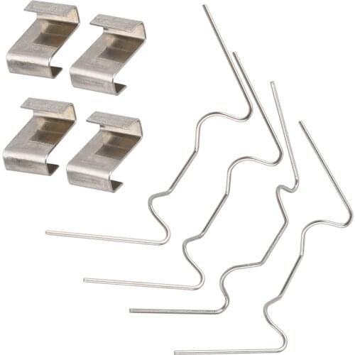 25 SET Easy To Install Z Shape Buckles Wire Holder Stainless Steel Greenhouse Glass Pane Fixing Clips Gardening Nails Z Type