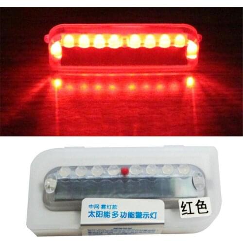 Motorcycle Light Motorcycle Light Waterproof LED Tail Light Solar Charge Mountain Bike Tail Light Safety Warning Light