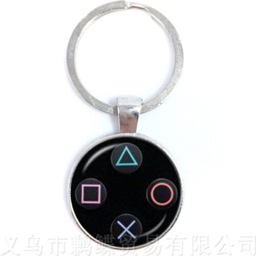 Vintage Video Game Controller Keychains Cool Men Gaming Gamer Jewelry Gift Retro Controller Gamepad Key Picture Keyring