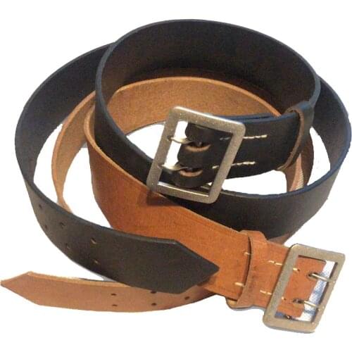 WW2 German Belt Double Hole Men Belt Combat Casual Cortex Carviar Retro WW2 German Belt Tool Belt Waist Belt