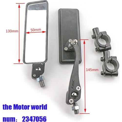 Motorcycle Rear View Mirror Racing Motorbike Sport Bike ATV Back Side Mirrors For Kawasaki Honda Harley Yamaha Long Rod