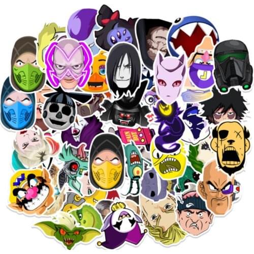 10/30/50Pcs/Set Villains Collection Graffiti Waterproof Skateboard Travel Suitcase Phone Laptop Luggage Stickers Cute Kids