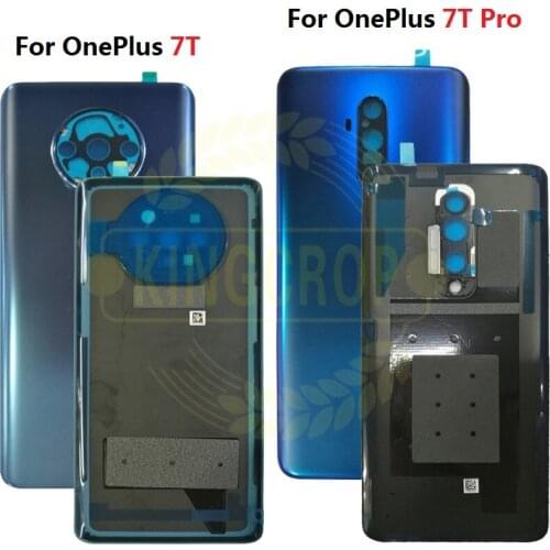 For Oneplus 7T Battery Cover Door Back Housing Rear Case Replacement Parts Oneplus 7T Pro Back Cover