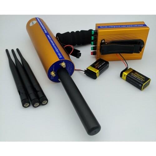 New Underground AKS 3D Metal Detector with Removable 9V Batteries Long Range Diamond Archeological Gold Silver Copper Detector