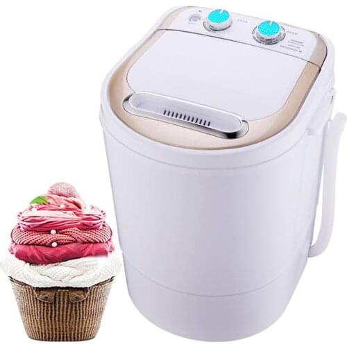 Small mini washing machine semi-automatic small washing machine with spin dryer mini dehydration dryer