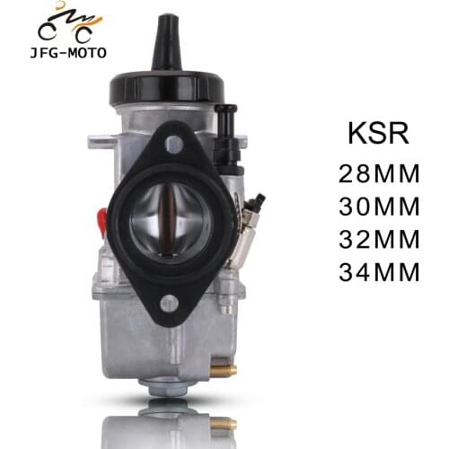 Motorcycle Aluminum Alloy Carburetor Universal For KSR 28mm 30mm 32mm 34mm With Power Jet For Racing Moto 125cc-250cc