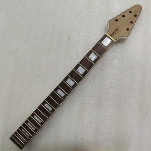 Unfinished Mahogany 22 Frets Electric Guitar Neck Rosewood Fingerboard bolt-on neck