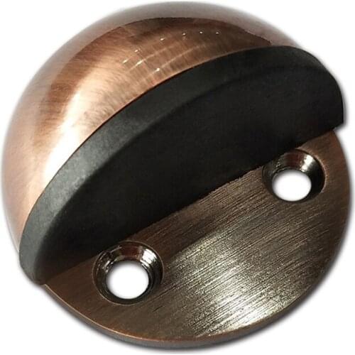 Floor Door Stopper Metal Door Stopper Rubber Bumper Safety Home Commercial Floor Doors Stop SCIE999