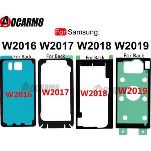 Full Set Sticker For Samsung Galaxy W2016 W2017 W2018 W2019 Front LCD Back Cover Waterproof Adhesive Tape Glue Replacement
