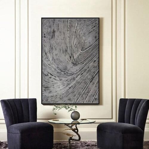 Modern Nordic Black And White Abstract Painting Wall Art Canvas Painting Posters And Prints Picture For Home Decor No Frame