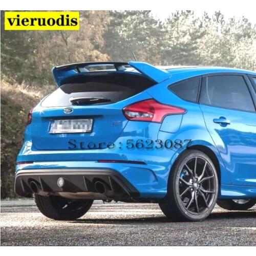 For Ford Focus RS Spoiler High Quality ABS Material Car Rear Wing Spoiler For Ford Focus RS Spoiler 2013-2017
