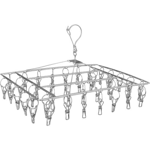 Clothes Drying Rack ,Stainless Steel Laundry Hanging Rack for Balcony and Courtyard, suitable Socks, Underwears, Drying Towels