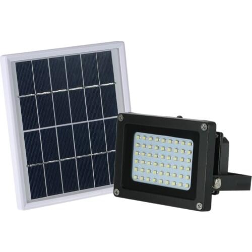 OWSOO Solar Powered Floodlight 54 LED Solar Lights IP65 Waterproof Outdoor Security Lights for Home, Garden, Lawn