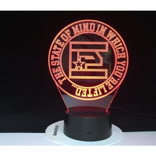 The State of Mind in which You Relifted RGB LED Lights Table Lamp Night Lights New Year Decoration Baby Sleeping Drop Gift 3266