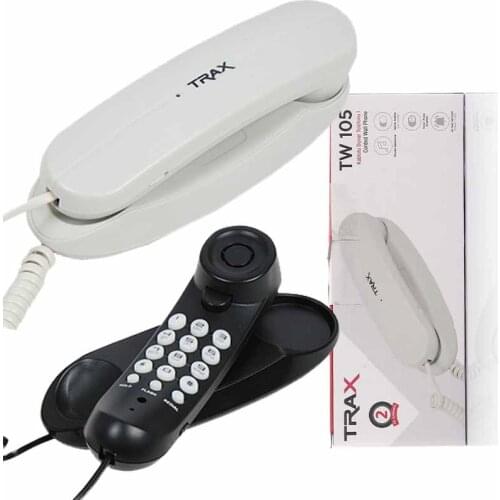 TRAX TW-105 WALL PHONE (BLACK * CREAM)