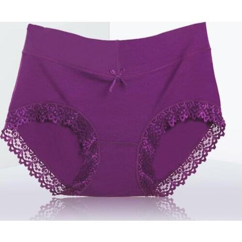 AQ259 Ladies Seamless Underwear Sexy Lace Women Plus Size Panties Soft Comfortable Briefs Female Panty Many Colors