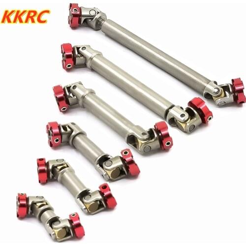 Metal Flange Head Transmission Shaft CVD For 1/14 Tamiya RC Truck ACTROS MAN Hino Scania 1/10 TRX4 D90 SCX10
