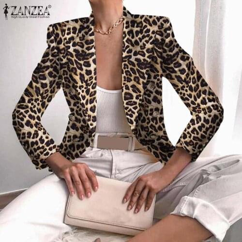 Женские двубортные пиджаки ZANZEA China At AliExpress