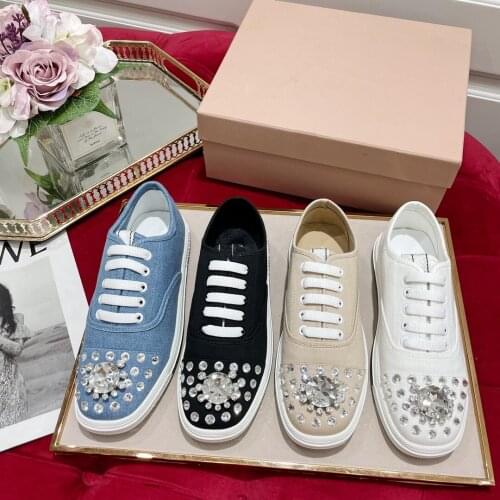 2021 Newest Crystal Flats Women Shoes Princess Chaussure Femme Casaul Zapatillas Mujer Fashion Female Shoes Lace Up Buty Damskie