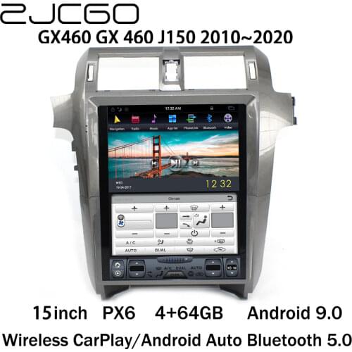 Car Multimedia Player Stereo GPS DVD Radio Navigation Android Screen Monitor for Lexus GX460 GX 460 J150 2010~2019