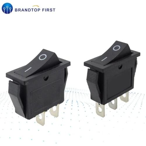 1pcs Black Rocker Switch 2 Pin 3 Pin Black Boat Switch 2 Position15A 250V
