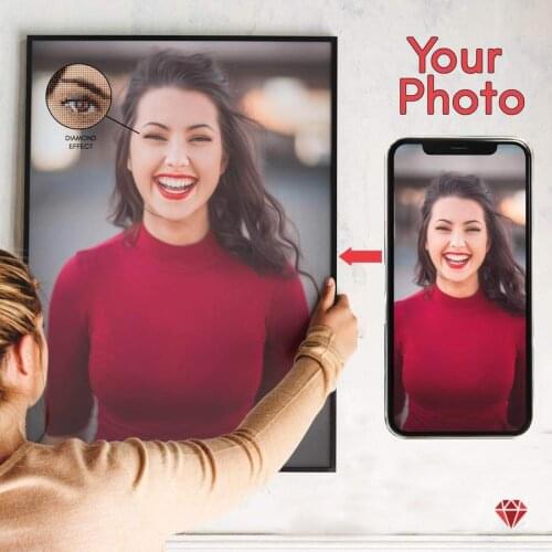 Full Drill Square/Round Custom Photo Diamond Embroidery 5D Diamond Painting Mosaic Rhinestone Picture Diamand DIY Needlework