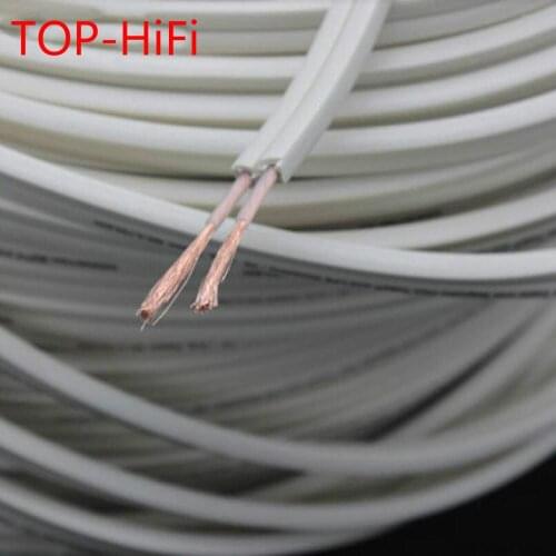 TOP-HiFi Audio 4N OFC NW Professional Audio Speaker Sound Cable Line Oxygen Free Copper Speaker Wire for Home Theater DVD