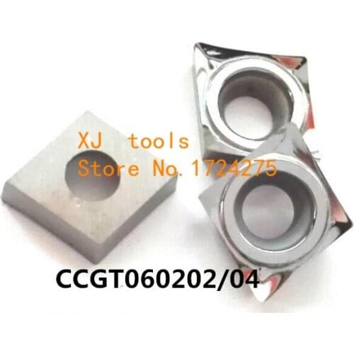 Free Shipping 10pcs CCGT060202/CCGT060204 Turning carbide Aluminum inserts,Blade for SCLCR/SCKCR Holder,Suitable for Aluminium
