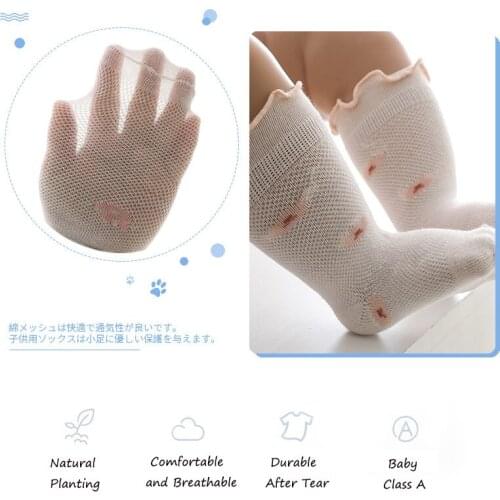 Spring Summer Cotton Baby Girl Baby Boy Length Zoo Socks For Babies Baby Clothes For Children Babies Accessories Newborn