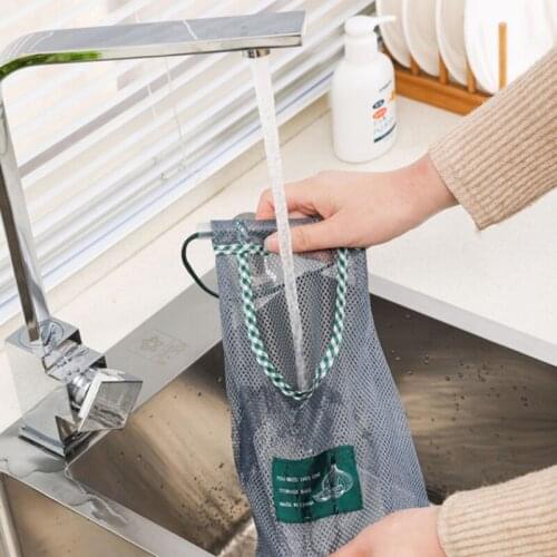 Kitchen Onion Potato Storage Bag Hangable Fruit And Vegetable Storage Mesh Bag