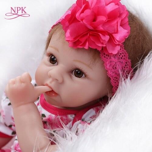 NPK 22inches Reborn Dolls Kids Toys Cute Princess DIY Dolls Boy Girl Brinquedos Gifts Baby Accompany Toys Enlightenment Dolls