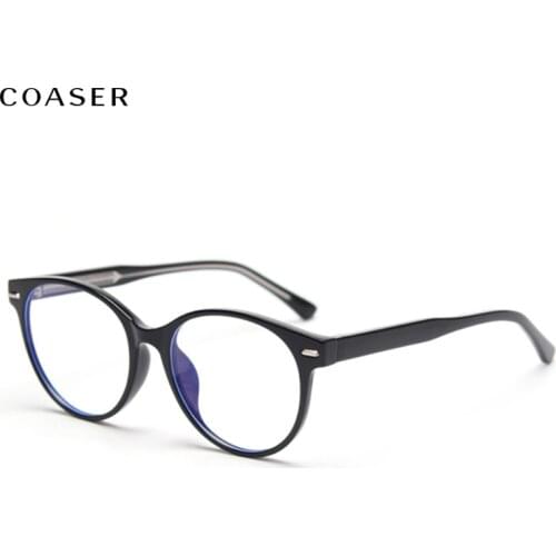 HOT Vintage style Glasses Frame Women Acetate Leg TR90 Large Round Frame Men Optical Prescription Eyeglasses Sunglasses Eyewear