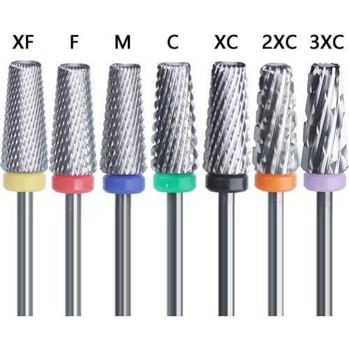 Five in one Nail Cone Tip Tungsten steel Drill Bits Nail Painting Tungsten Steel Alloy Rasp Head Grinding Machine Tool KL2398D