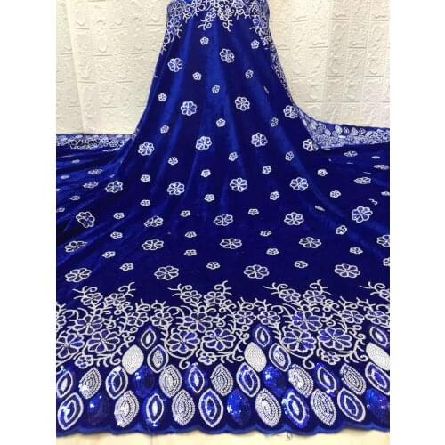 Nigeria Velvet Sequined Lace Fabric 2021 High Quality Lace African Lace Fabric Wedding Dress French Lace Fabric FJ41201