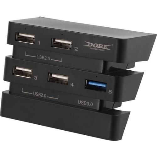 Professional 2 To 5 Hub High Speed USB 3.0 2.0 Hub Extender Adapter Console Accessories For PlayStation4 PS4 Pro Gaming Console