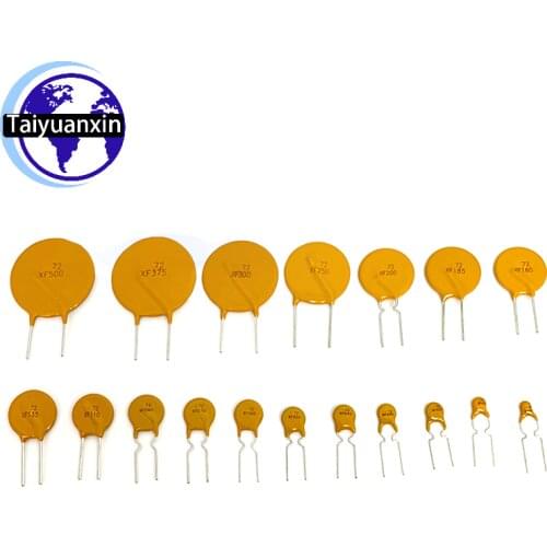 PTC Resettable Fuse X72/60V Straight Plug RXEF005/010/017/020/025/030/040/050/065/075/090/110/135/160/185/200/250/300/375/500