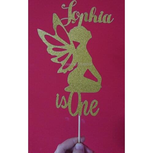 Custom Fairy cake topper birthday cake topper